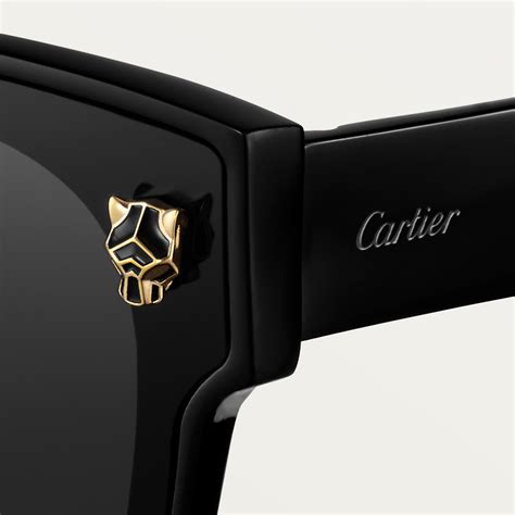 occhiali cartier panthere da sole|Occhiali da sole Panthère de Cartier oversize in Nero .